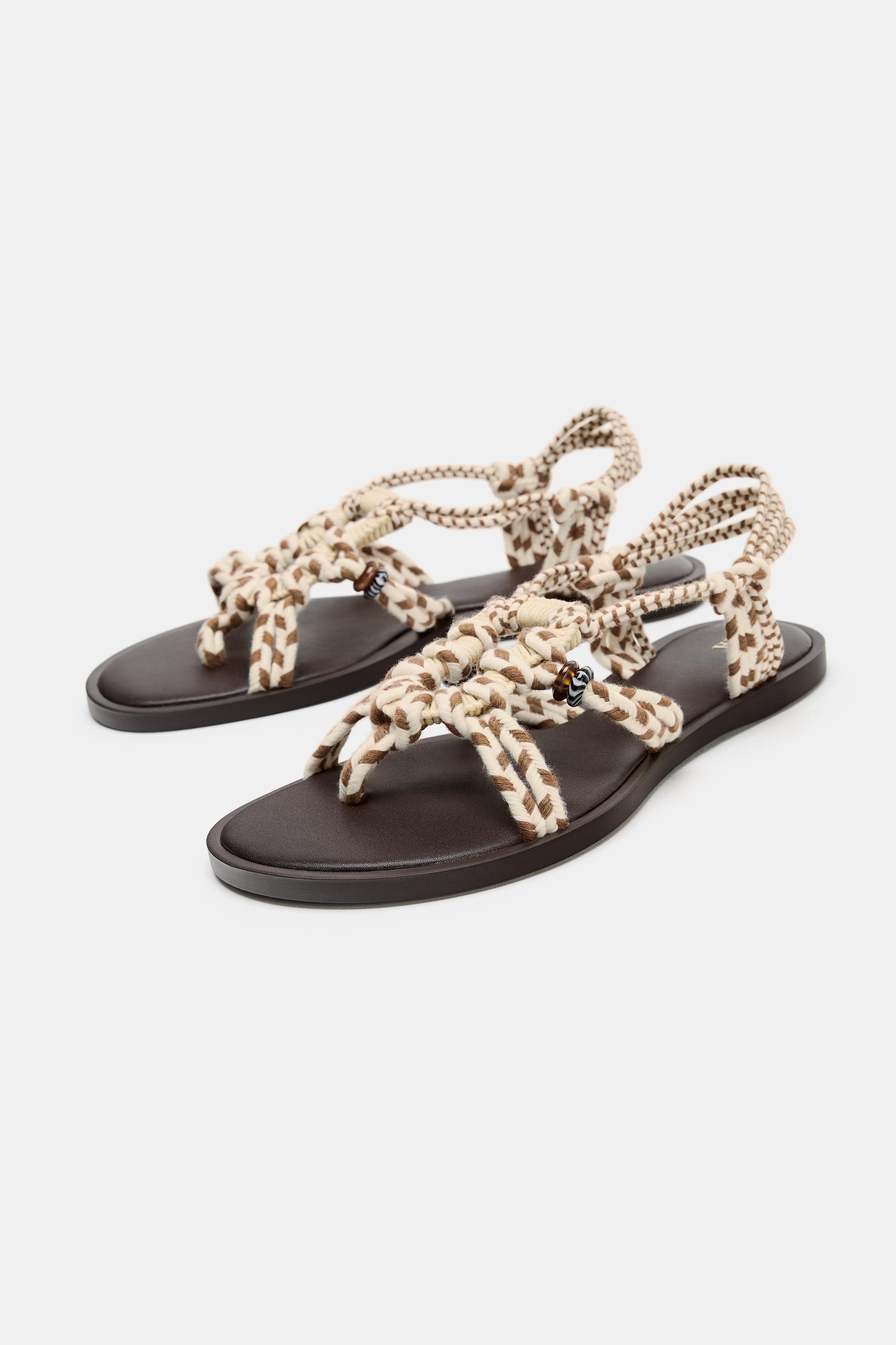 STRAPPY FLAT SANDALS